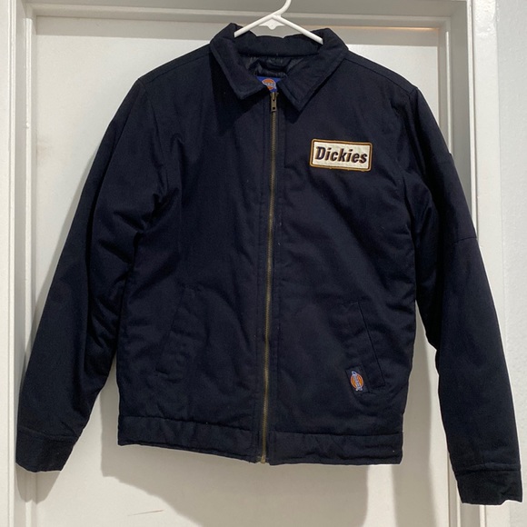 Dickies Other - Vintage Dickies Patch Industrial Jacket Large, Navy Blue
